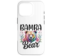 BAMBA Bear Floral Graphic for Mothers Day Moments Case for iPhone 16 Pro