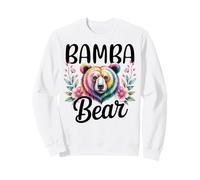 BAMBA Bear Floral Graphic for Mothers Day Moments Sweatshirt