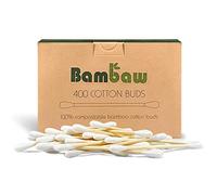 400 Bamboo Cotton Buds | Q Tips | Ear Sticks | Cotton Swab | Wooden Cotton Bud | Eco Friendly Cotton Buds| Ear Buds Cotton | Biodegradable Cotton Buds | Bamboo Earbuds | Wooden Ear Buds | Bambaw