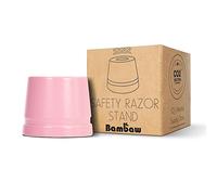 Bambaw Pink Safety Razor Stand | Does Not Fit All Safety Razors | Razor Holder Shave Stand | Double Edge Razor Stand | Razor Stand Holder | Shaving Stand