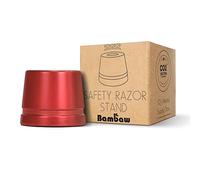 Bambaw Red Safety Razor Stand, Does Not Fit All Safety Razors, Double Edge Razor Stand Holder, Red