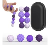 Bambebe 8PCS Silicone Magnetic Balls Fidget Toys for Adults & Teens, Stress Relief Sensory Toys for Autism ADHD Anxiety, Fun Textures Gadgets, Office Desk Toy for Women Men Teen