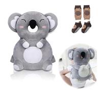 Bambebe Baby Head Protection Pillow Protection Backpack Safety Pads Adjustable Size Head Protector for 4-24 Months Toddler Safety Helmet Harness Walking(Koala)