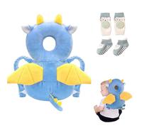 Bambebe Baby Protection Pillow & Backpack Safety Pads Head Adjustable Size for 4-24 Months Toddler Safety Helmet with Harness