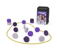 Bambebe Magnetic Chess Game with Rope | 18 Piece Standing Chess Set with Textured Stones | Portable Board for Travel, Camping, Family & Party Strategy Games for 6+ Kids & Adults