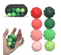 Bambebe Silicone Magnetic Balls Fidget Toys for Adults & Teens, 8PCS Stress Relief Sensory Toys for Autism ADHD Anxiety, Fun Textures Gadgets, Office Desk Toy, Stocking Fillers for Women Men Teen
