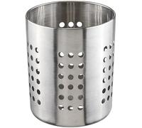 Bambelaa! Cutlery Drainer Stainless Steel Round Metal Dish Drainer Dish Silver Drainer Sink Cutlery Holder Table Kitchen Utensil Holder Utensil Holder Kitchen Approx. 10.5 x 13.5 cm