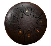 Bamberg 6-Inch 8-Tone Sound Rain Drum Outdoor Rain Drum Percussion Instrument Yoga Meditation Exclusive Black