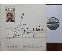 BAMBERGER Symphoniker Dirigent: Edourd van Remoortel - BASTEI DIE GROSSEN MUSIKER / FELIX MENDELSSOHN IN 4 FOLGEN BAND I / ca. 1960 / Bildhülle mit 12seitiger illustrierter Einheftung / BASTEI # BDGM 6 / Deutsche Pressung / 10" Vinyl Langspiel Schallplatte