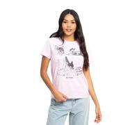Bambi and Thumper Nature Ladies Classic T Shirt Disney Light Pink S