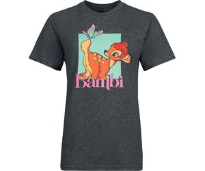 Bambi Butterfly T-Shirt mottled charcoal S