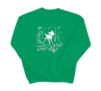 Bambi Christmas Greetings Sweatshirt Disney Green XL