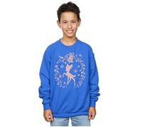 Bambi Christmas Wreath Sweatshirt Disney Blue 7-8 Years