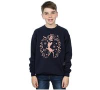 Bambi Christmas Wreath Sweatshirt Disney Navy 9 Years