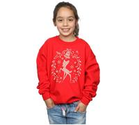 Bambi Christmas Wreath Sweatshirt Disney Red 12-13 Years