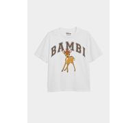 Bambi Collegiate Girls T-Shirt Disney White 7-8 Years