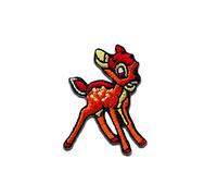 Bambi Deer Animal - Iron on Patches Adhesive Emblem Stickers Appliques, Size: 1.3 x 0.98 inches