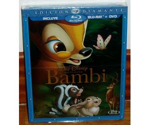 Bambi Diamond Edition Combo Blu Ray + DVD - Disney No. 5 Sealed New Slipcover