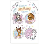 Bambi Disney Birthday Wishes Card Thumper Lady and Marie