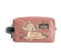 Bambi Disney Travel Toiletry Bag - Sheepskin - Large Storage Capacity - Zipper Closure