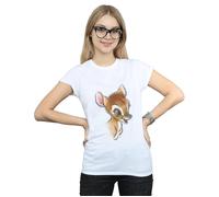 Bambi Drawing Cotton T-Shirt Disney White S