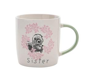 Bambi Flower 'Sister' Ceramic Mug with Gift Box