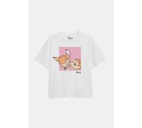 Bambi Girl's Kiss Girls T-Shirt White | Size: 5-6 Years Bambi White 5-6 Years
