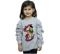 Bambi Girl's Winter Wonders Sweatshirt in Grey | Size: 7-8 Years Bambi Grey 7-8 Years