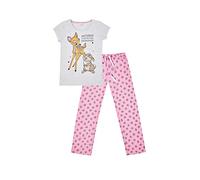 Bambi Ladies and Thumper Long Pyjama Set White (10-12)