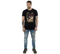 Bambi Men's Poster Cotton T-Shirt in Black | Size: Medium Bambi Black M