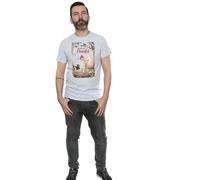 Bambi Men's Retro Poster T-Shirt in Grey | Size: Large Bambi Grey L