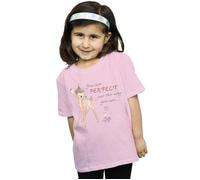 Bambi Perfect Just The Way You Are Cotton T-Shirt Disney Baby Pink 12-13 Years