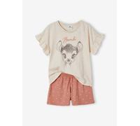 Bambi Short Pyjamas for Girls, by Disney® beige medium solid
