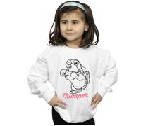 Bambi Thumper Line Drawing Sweatshirt Disney White 5-6 Years