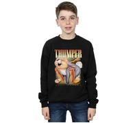 Bambi Thumper Montage Sweatshirt Disney Black 12-13 Years