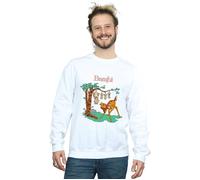 Bambi Tilted Up Sweatshirt Disney White S
