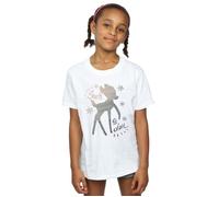 Bambi Winter Deer Cotton T-Shirt Disney White 12-13 Years