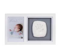 Bambino Baby Hand/Foot Print Photo Frame Kit - White, 25cm (H) x 38cm (W) x 4cm (D), Baby