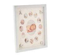 Bambino Baby My 1St Year Collage Photo Frame With Silver Icons