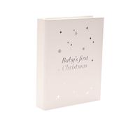 Bambino by Juliana Bambino Baby Photo Album 4" x 6" - 1st Christmas in White Bambino by Juliana White