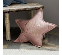 Bambino by Juliana Little Star Velvet Cushion Blush in Pink Bambino by Juliana Pink