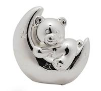 Bambino by Juliana Silver Plated Money Box Bear & Moon Bambino by Juliana Silver