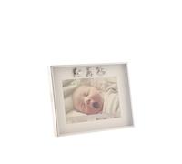 Bambino by Juliana Thin Silver Plated Border Frame 3 Icons 7" x 5" Bambino by Juliana Silver