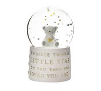 Bambino by Juliana Water Globe with Music "Twinkle Twinkle" in White Bambino by Juliana White