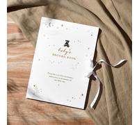 B&Q Record Memory Keepsake Book Bambino – White A4, Adorable Design, New Baby Unisex