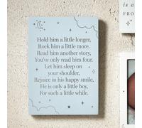 Bambino by Juliana Wooden Standing Plaque "Little Boy" in Blue Bambino by Juliana Blue