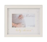 Bambino Cream MDF 'Baby Shower' 6'x4' Photo Frame - Pregnacy Photo