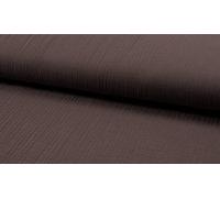 Bambino Double Gauze Muslin Fabric Material Dusty Brown, 1Mtr - 140cm x 100cm