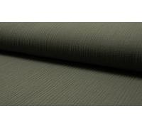 Bambino Double Gauze Muslin Fabric Material Khaki, 1/2Mtr - 140cm x 50cm