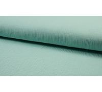Bambino Double Gauze Muslin Fabric Material Mint, 1Mtr - 140cm x 100cm